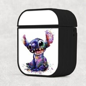 Stitch Water Color Airpod Case